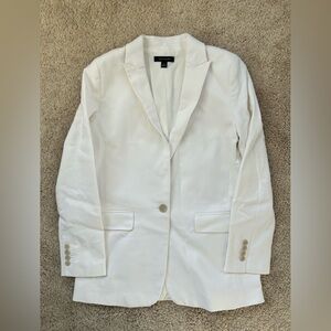 Ann Taylor White Blazer